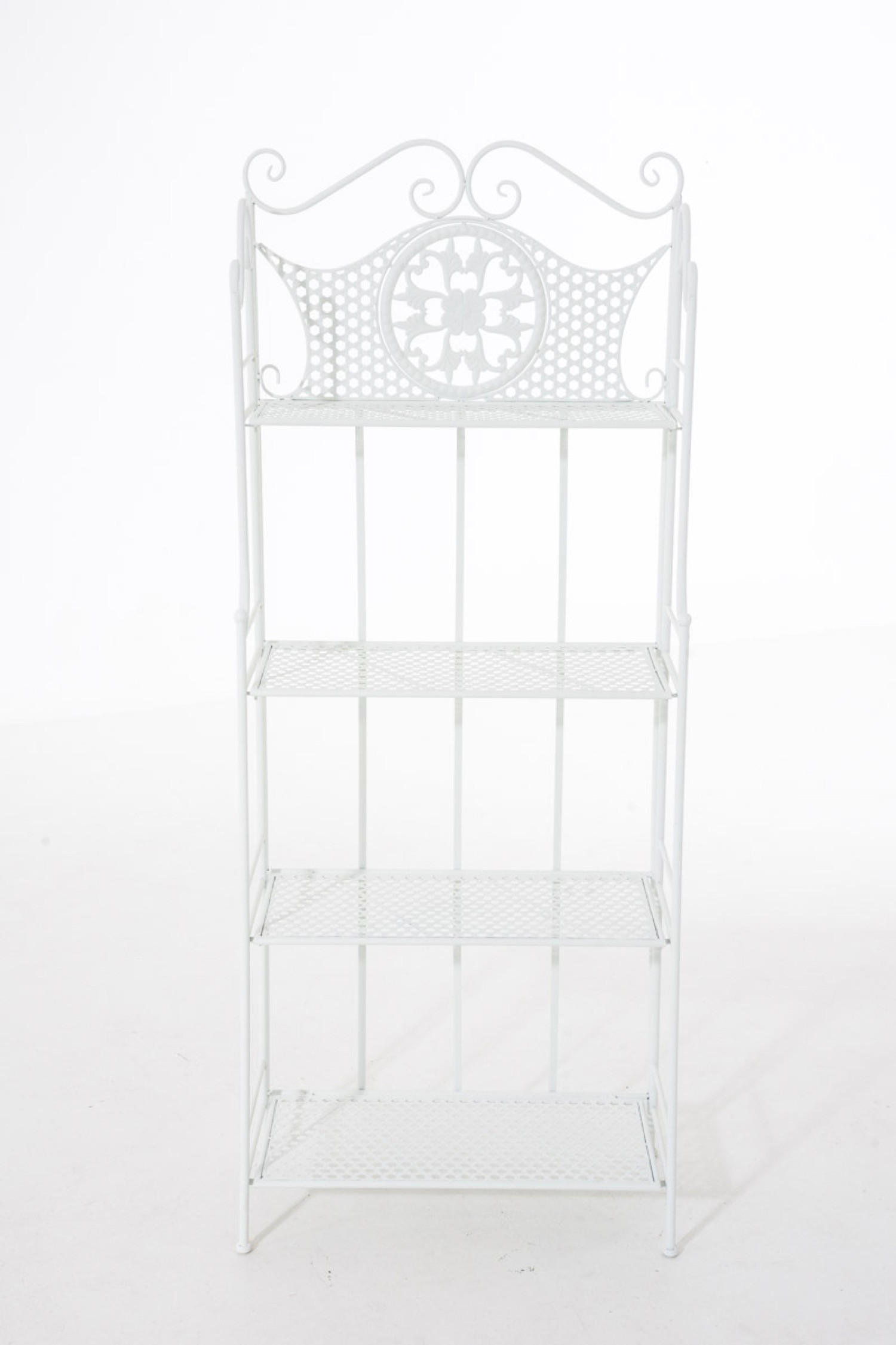 STANDREGAL Anic weiß - Weiß, Metall (61/153/33cm) - TPFGarden