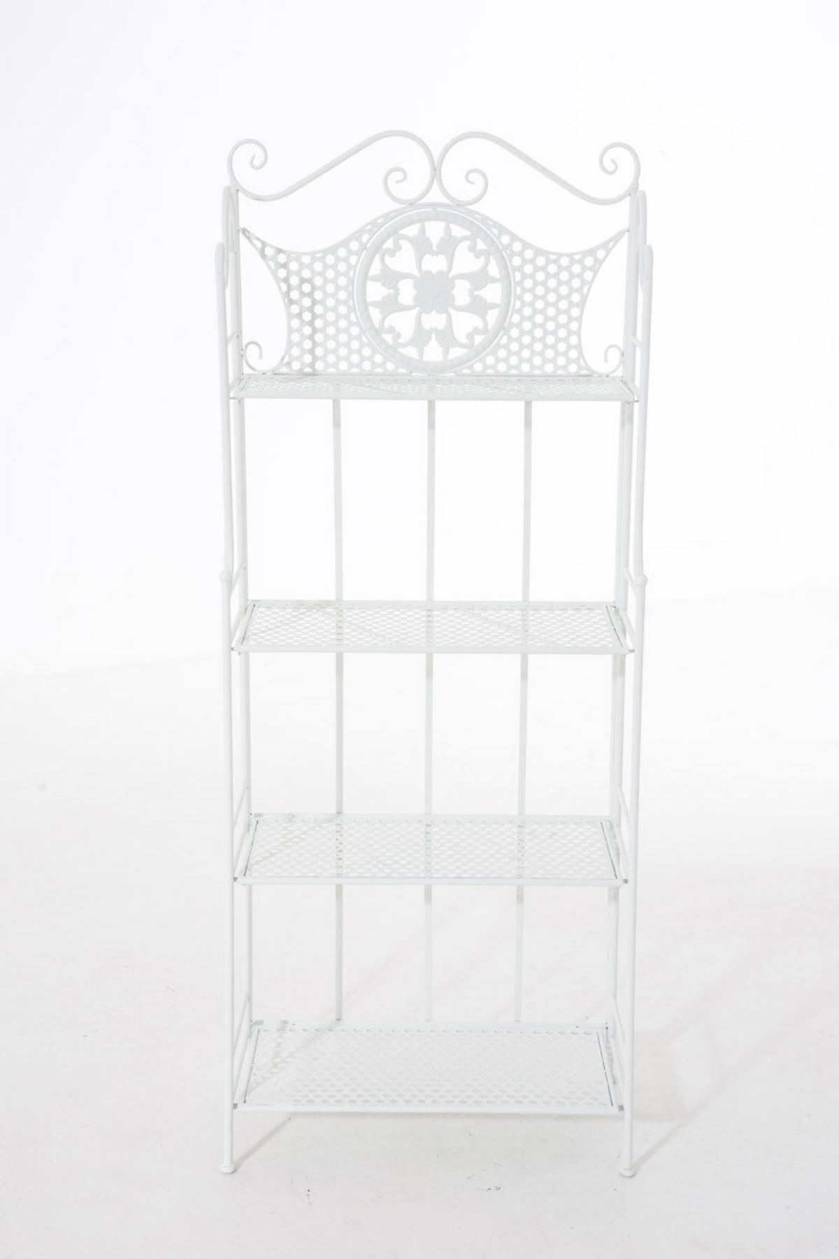 STANDREGAL Anic weiß - Weiß, Metall (61/153/33cm) - TPFGarden