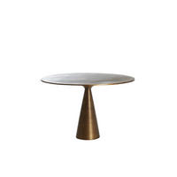 COUCHTISCH Bahia Bronze Ø60/39 cm - Bronzefarben, Metall (60/60/39cm) - Light & Living
