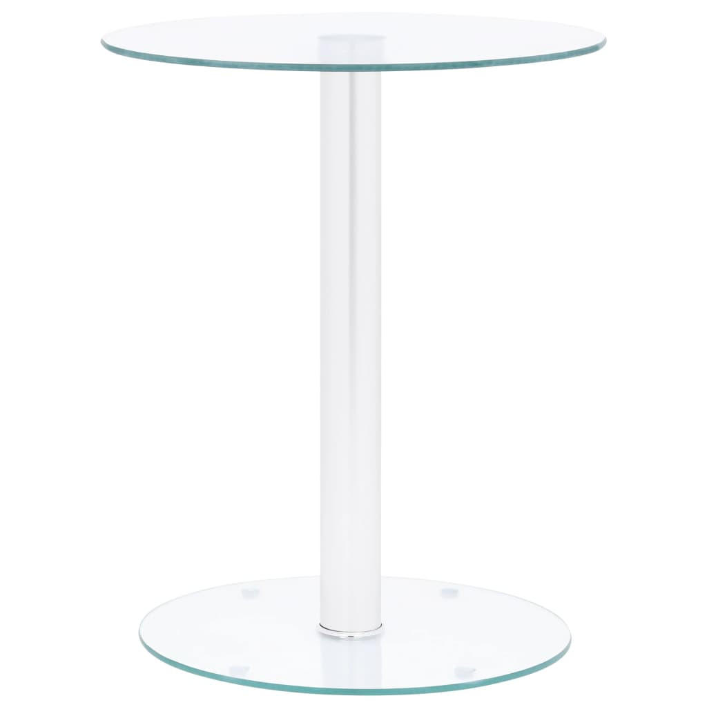 COUCHTISCH Transparent 40 cm Hartglas - Transparent, Glas (40/40/50cm) - furnicato