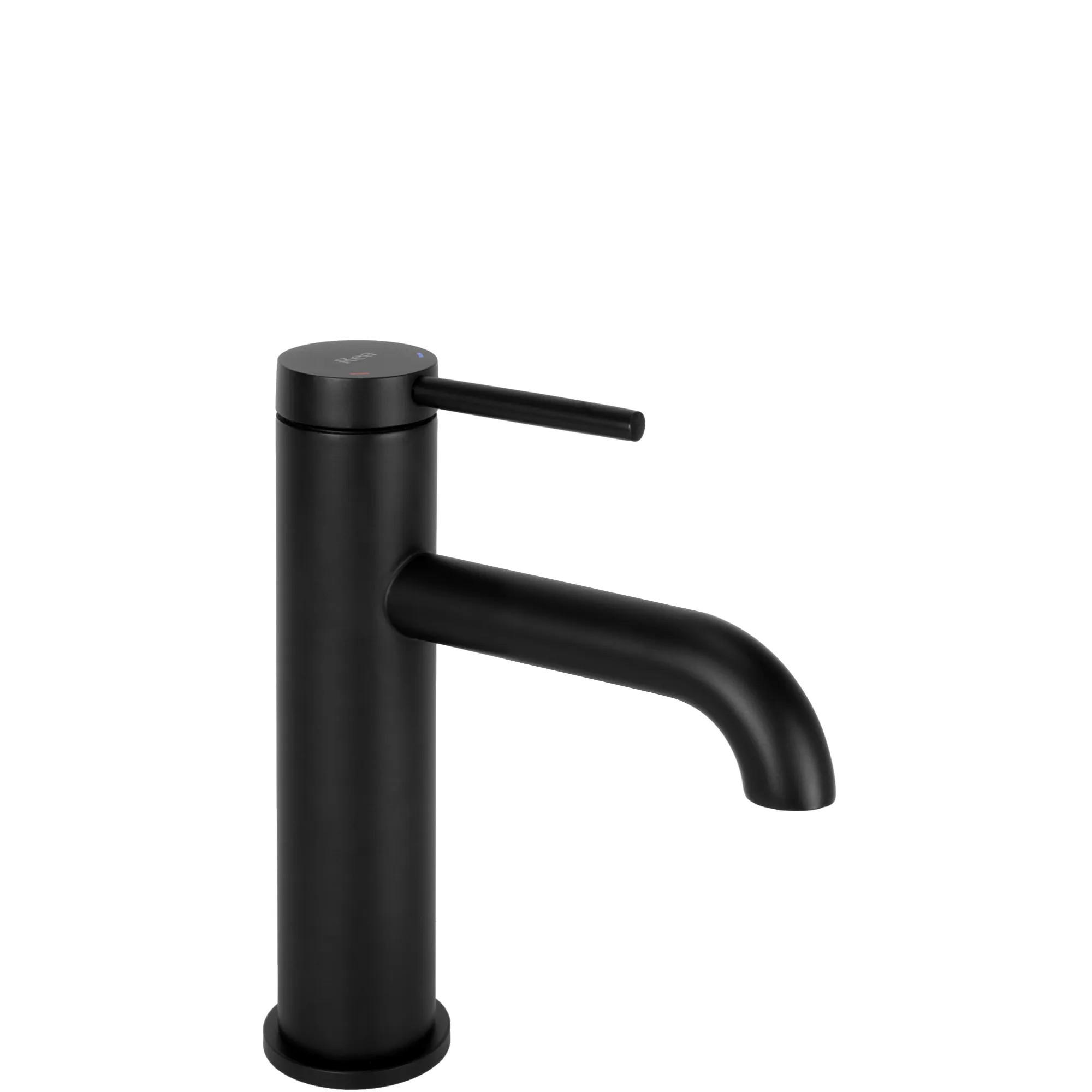 WASCHBECKENARMATUR Rea Spot Black Low - Schwarz, Metall (5/18/16.5cm) - REA