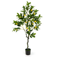 ZITRONENBAUM Grün - Grün, Kunststoff (120cm) - COSTWAY