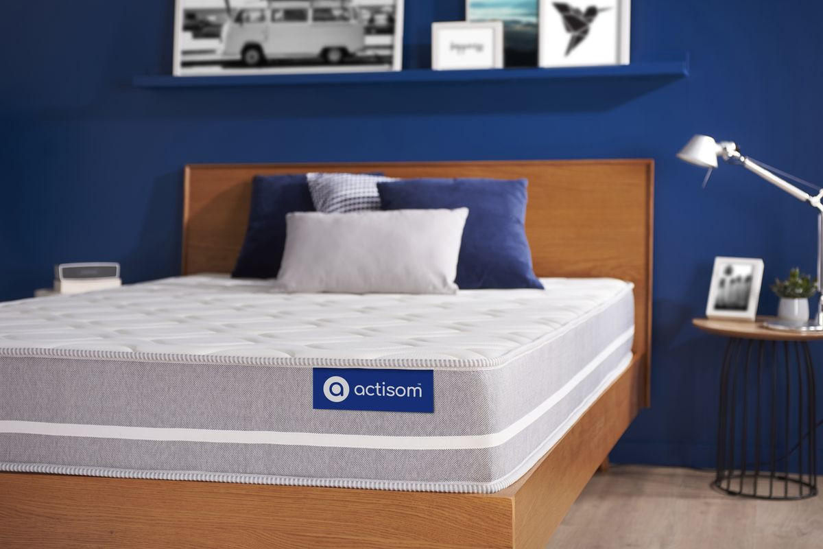 MATRATZE Actiflex touch Taschenfederkern 90 x 190 cm h1 - Weiß, Textil (90/190cm) - ACTISOM