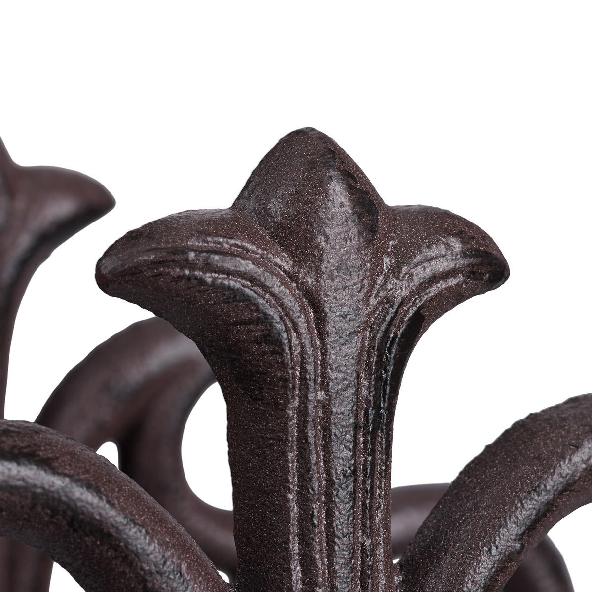 SCHLAUCHHALTER - Braun, Metall (36/15/15cm) - Relaxdays