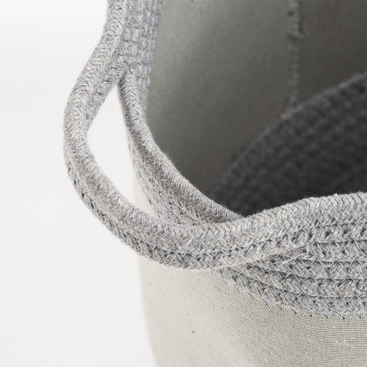 STOFFKORB zur Aufbewahrung 30/30/30 cm - Grau, Textil (30/30cm) - ZELLER