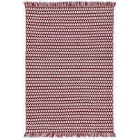 TEPPICH aus recyceltem Material Morty Rot 200x300 cm - Rot, Textil (200/300cm) - benuta Pure