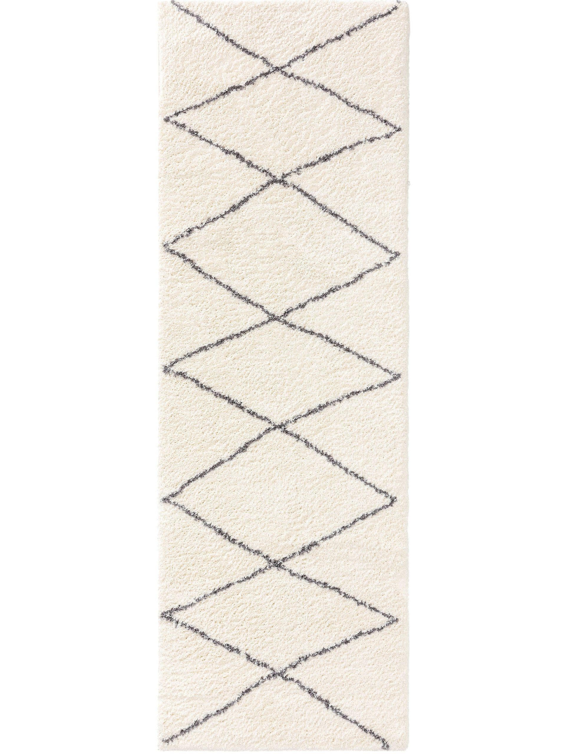 LÄUFER Benno Cream 80x240 cm - Creme, Textil (80/240cm) - benuta Nest