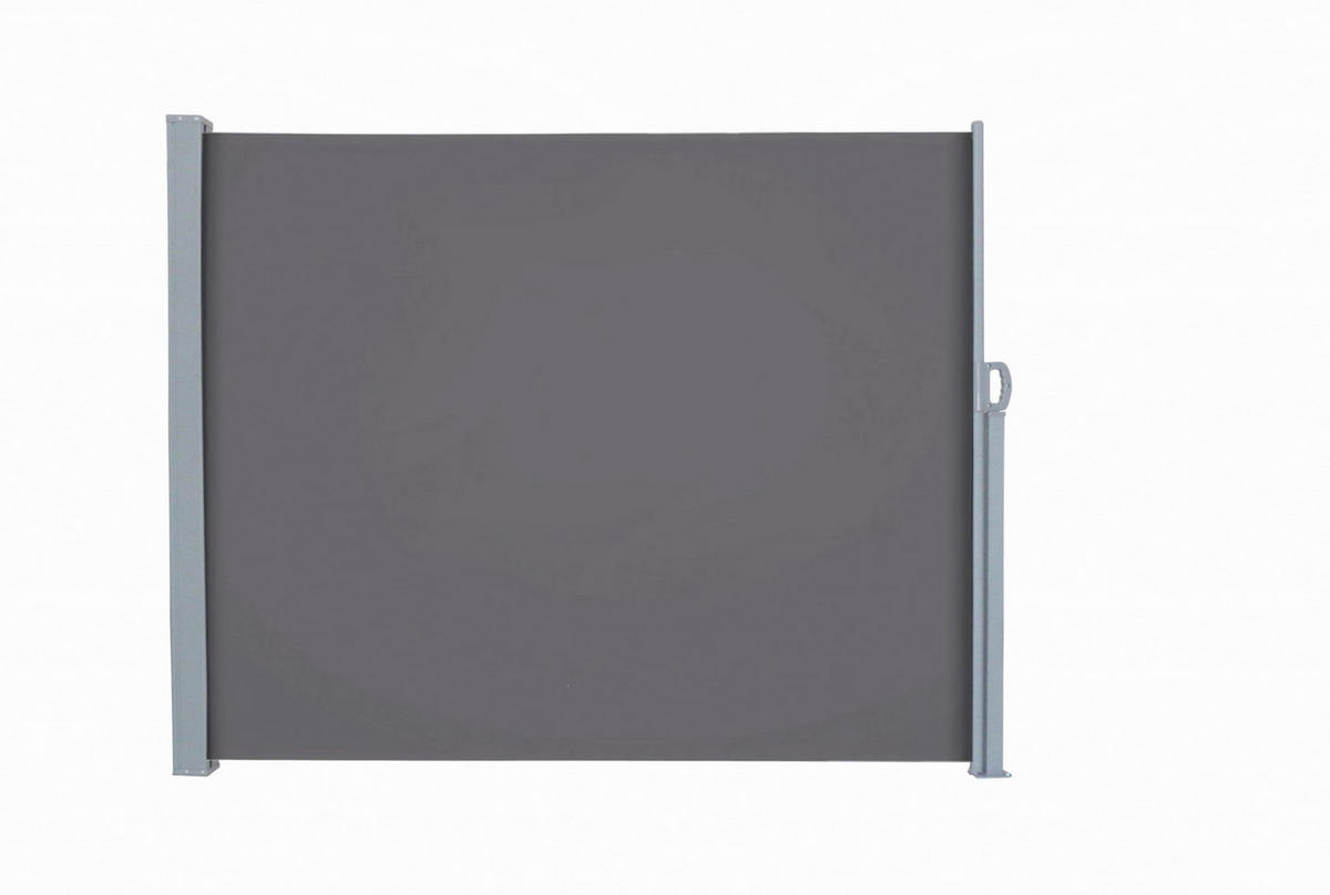 SEITENMARKISE Olyp Anthrazit Polyester Markise ausziehbar - Anthrazit, Kunststoff (9/160/300cm) - DELUKE