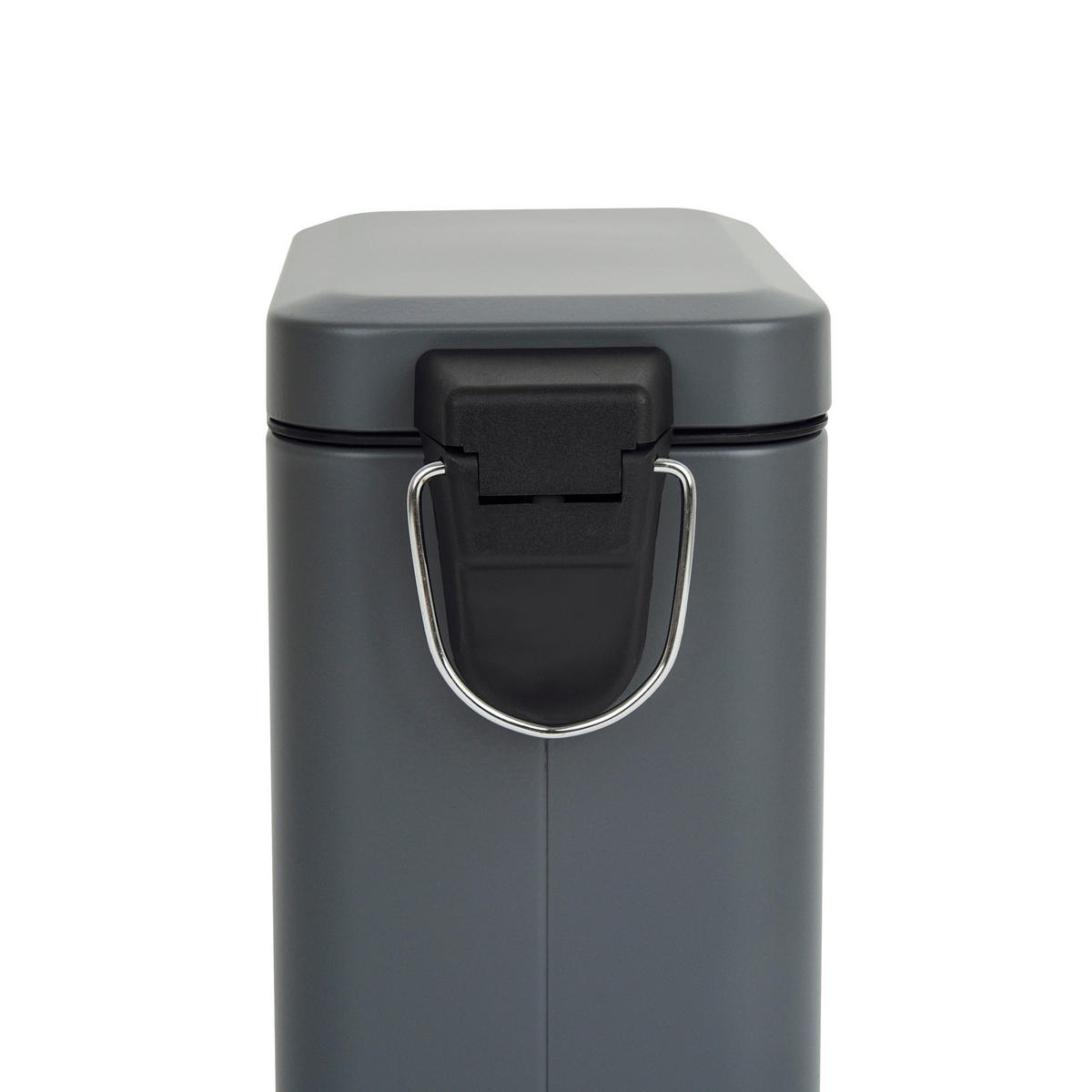 MÜLLEIMER STM5 5L Grau - Grau, Metall (14/30/28cm) - SVITA