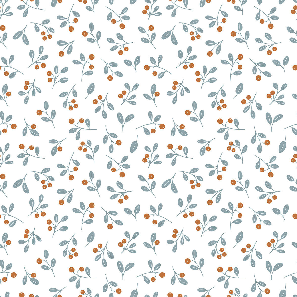 VLIESTAPETE Jöro, Beere und Blatt 50 cm x 10 m, braun - Braun, Papier (50/1000cm) - Lilipinso
