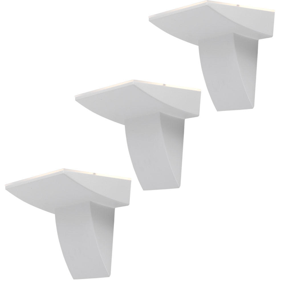 LED AUSSEN-WANDLEUCHTE FONTELA Weiß - Weiß, Metall (14/17.5/24cm)