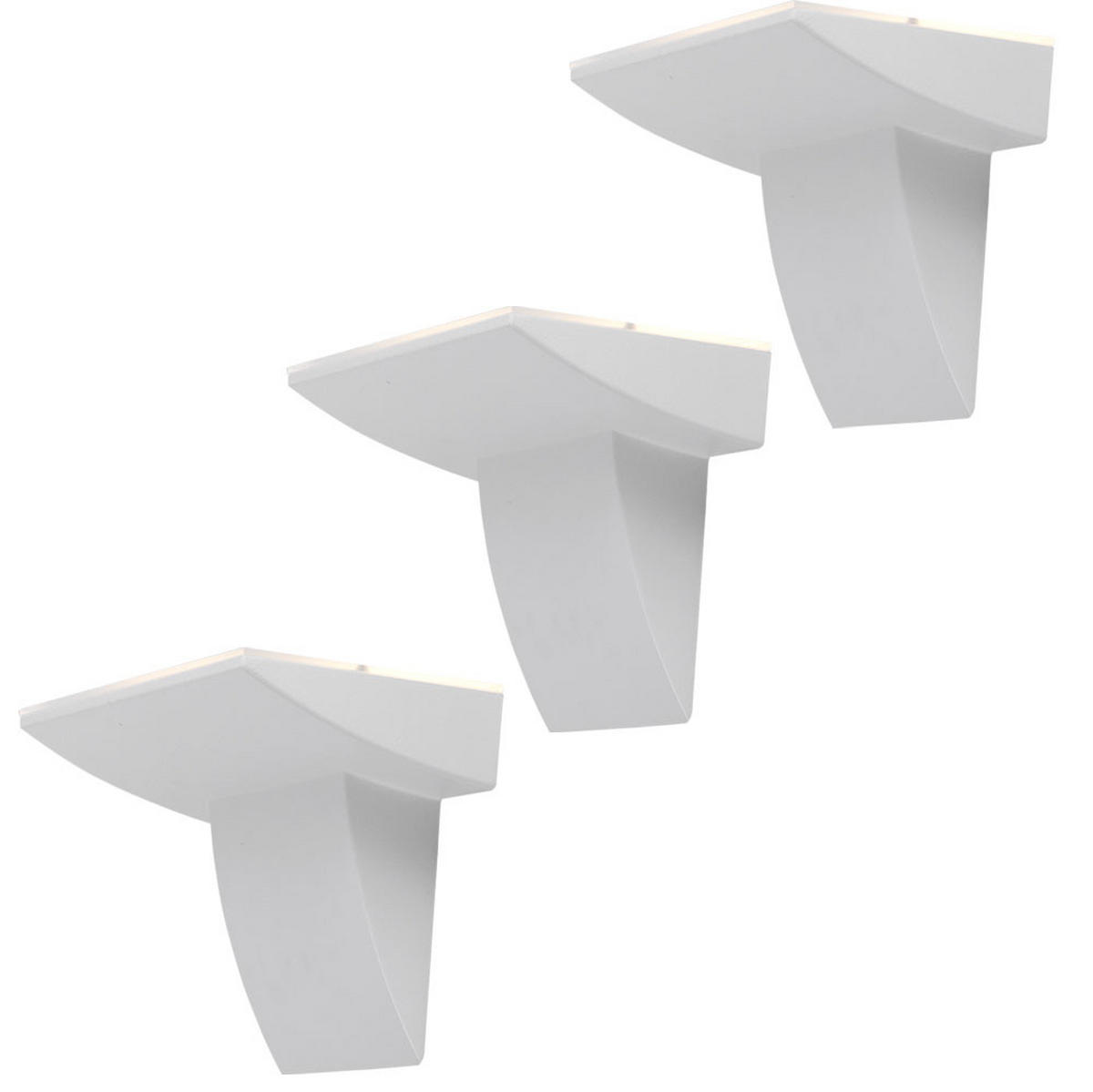 LED AUSSEN-WANDLEUCHTE FONTELA Weiß - Weiß, Metall (14/17.5/24cm)