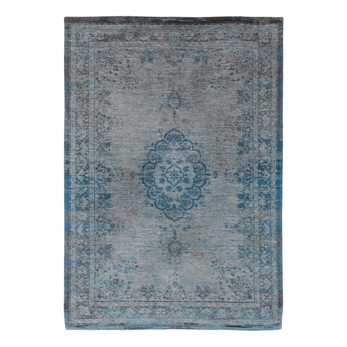 TEPPICH Grey Turquoise Fading World 170/240 cm - Blau, Textil (170/240cm) - Louis De Poortere