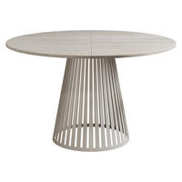ESSTISCH ausziehbar Cone Cashmere 120 - Kaschmir/Ecru, Holzwerkstoff/Metall (120/120/76cm) - MIRJAN24