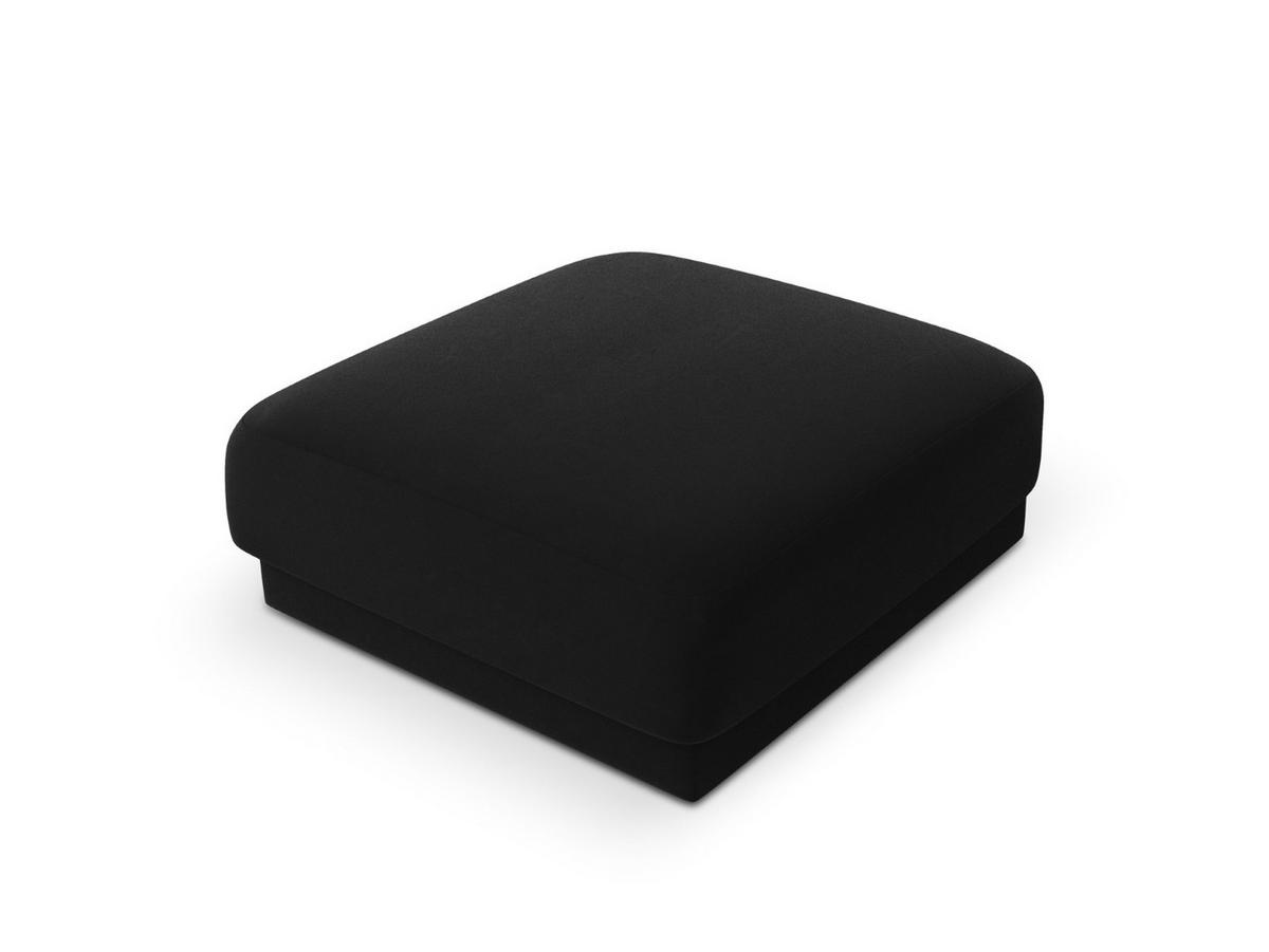 POUF Miley aus Samt schwarz - Schwarz, Textil (90/40/90cm) - Micadoni