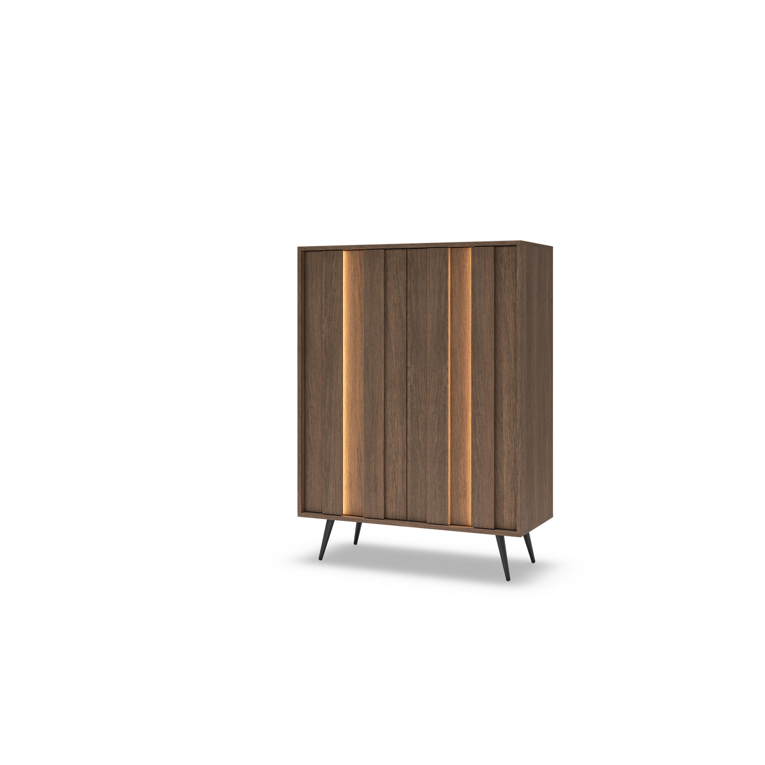 KOMMODE: Dunin-Eiche, 93,5 x 125,6 x 40 cm - Eichefarben, Holzwerkstoff (93.5/125.6/40cm) - 3XE LIVING