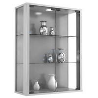 HÄNGEVITRINE Silber - Silberfarben, Holzwerkstoff (60/80/25cm) - ebuy24