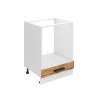 KÜCHENUNTERSCHRANK 60 cm, SDP, ohne Arbeitsplatte, ohne Tür, mit Schubladen, Wotan-Eiche - Eiche Wotan, Holz (60/82/51.6cm) - B BELINI GROUP