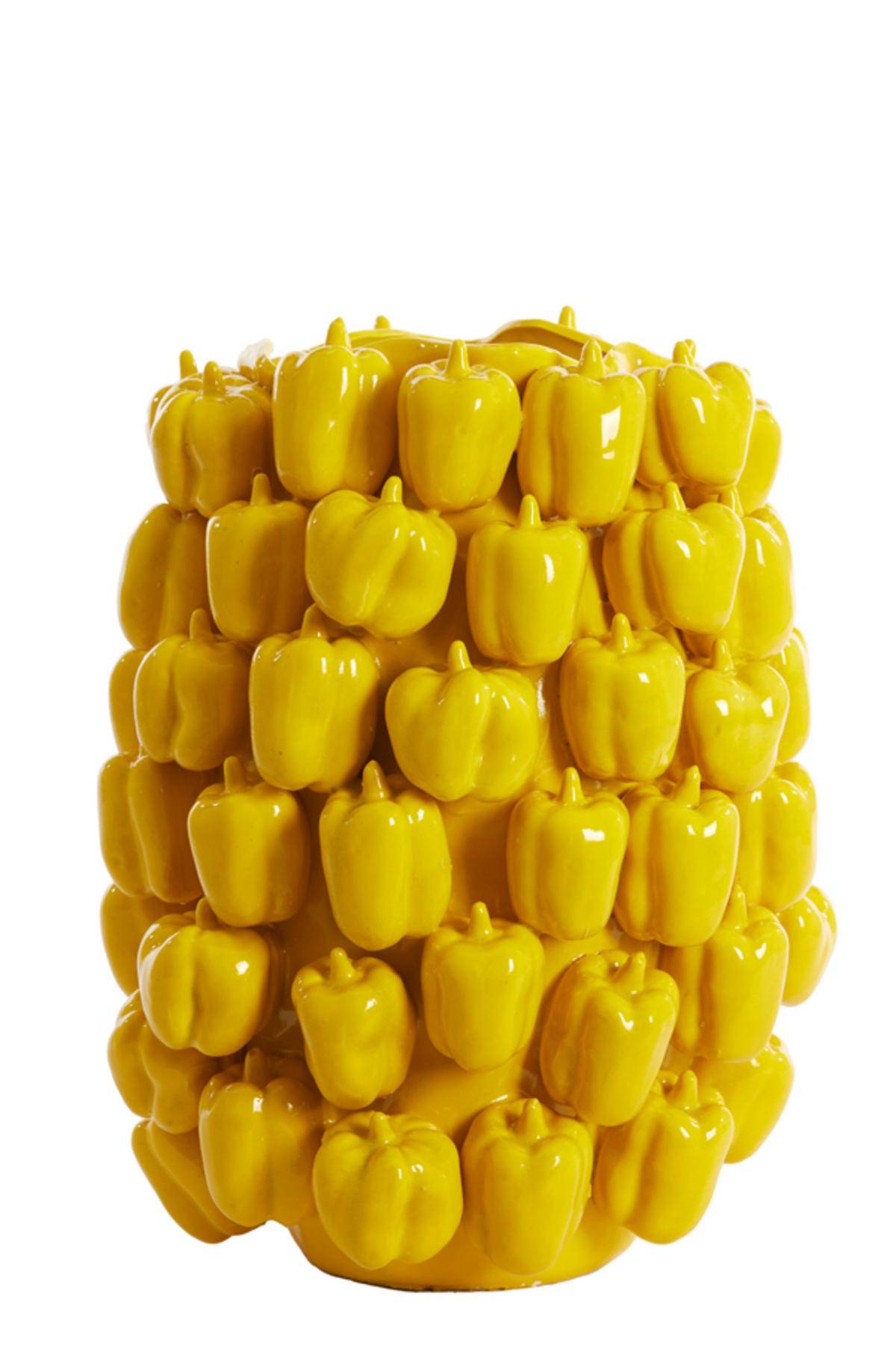 VASE Paprika Gelb Ø35/47 cm - Gelb, Keramik (47cm) - Light & Living