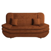 SCHLAFSOFA Weronika - Schwarz/Bronzefarben, Holz/Kunststoff (200/95/90cm) - MIRJAN24