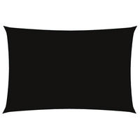 SONNENSEGEL Oxford-Gewebe Rechteckig 2x4 m Schwarz - Schwarz, Textil (400/200cm) - furnicato