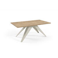 ESSTISCHE SENTO - Kaschmir/Eichefarben, Holzwerkstoff (80/140/76cm) - Meblini