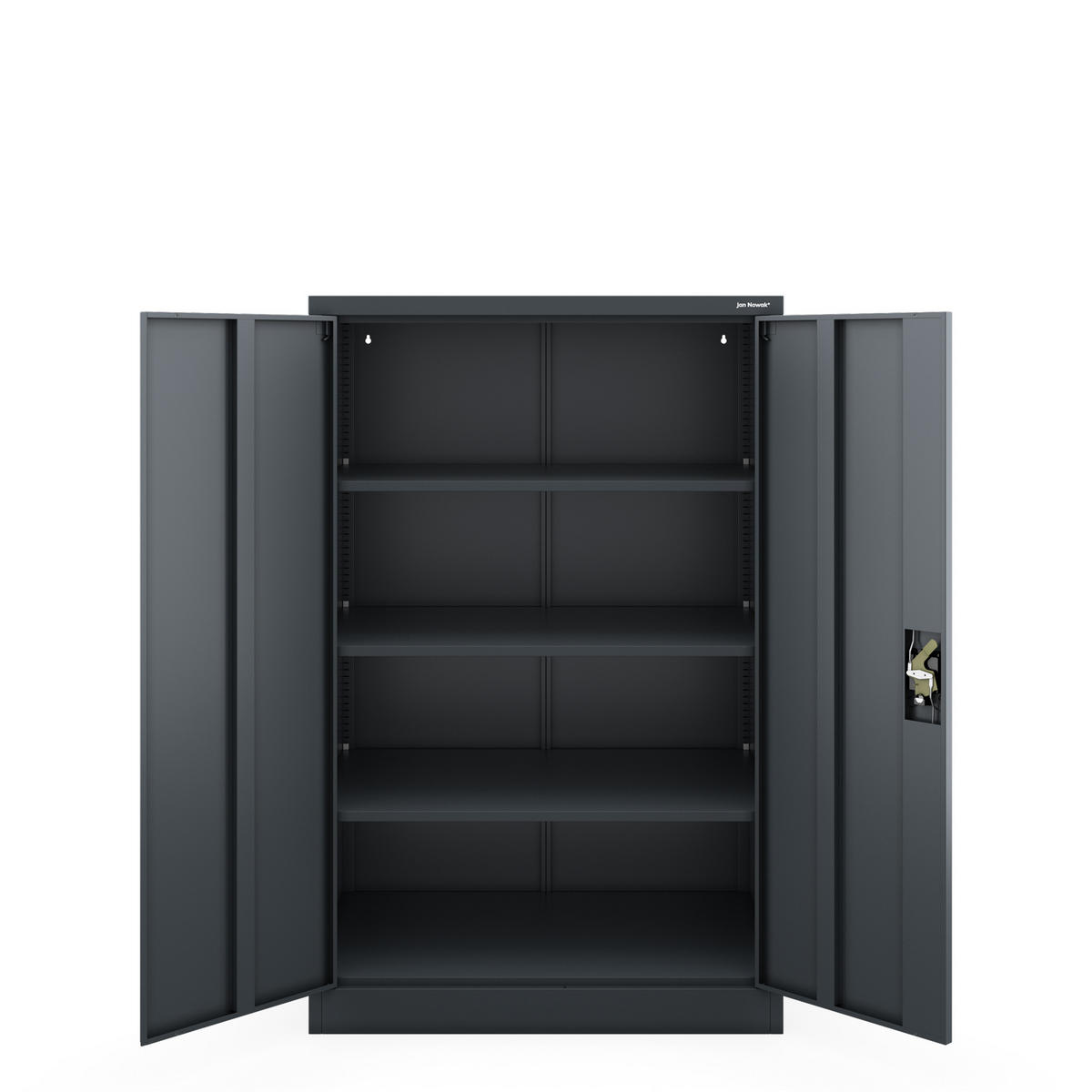 BÜROSCHRANK KEVIN D600 - Anthrazit, Metall (90/140/60cm) - Jan Nowak