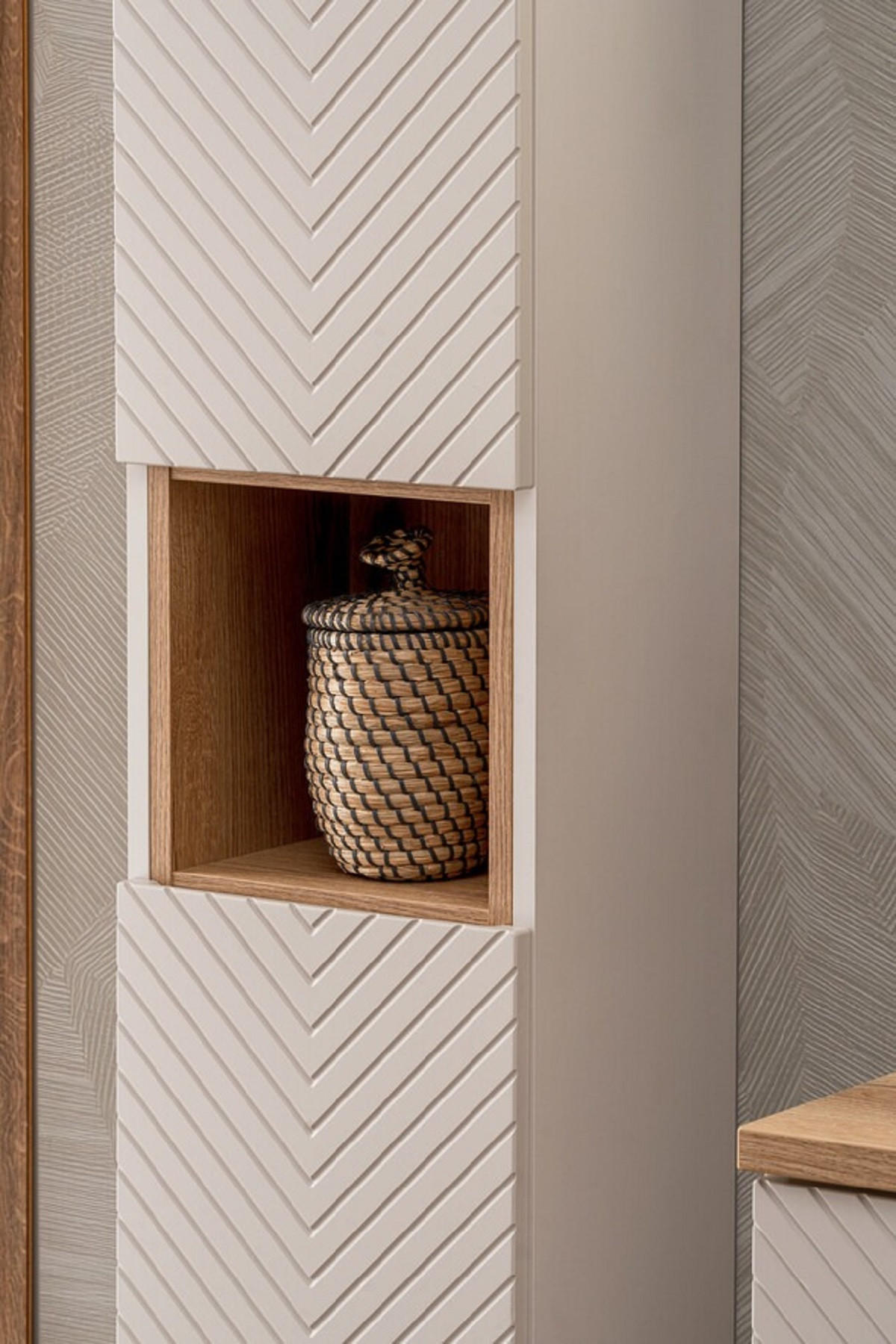 BADMÖBEL-SET 3Teile - Viva Cashmere V BM270 in Kaschmir/Matt - Kaschmir, Holz (60/57/40cm)