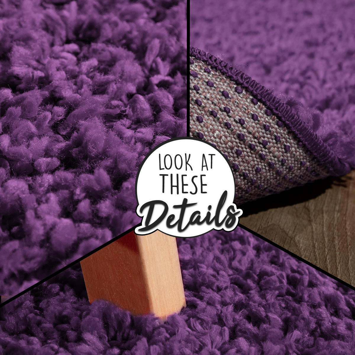 HOCHFLORTEPPICH 200/280 cm Sky 250 - Lila, Textil (200/280cm) - Paco Home