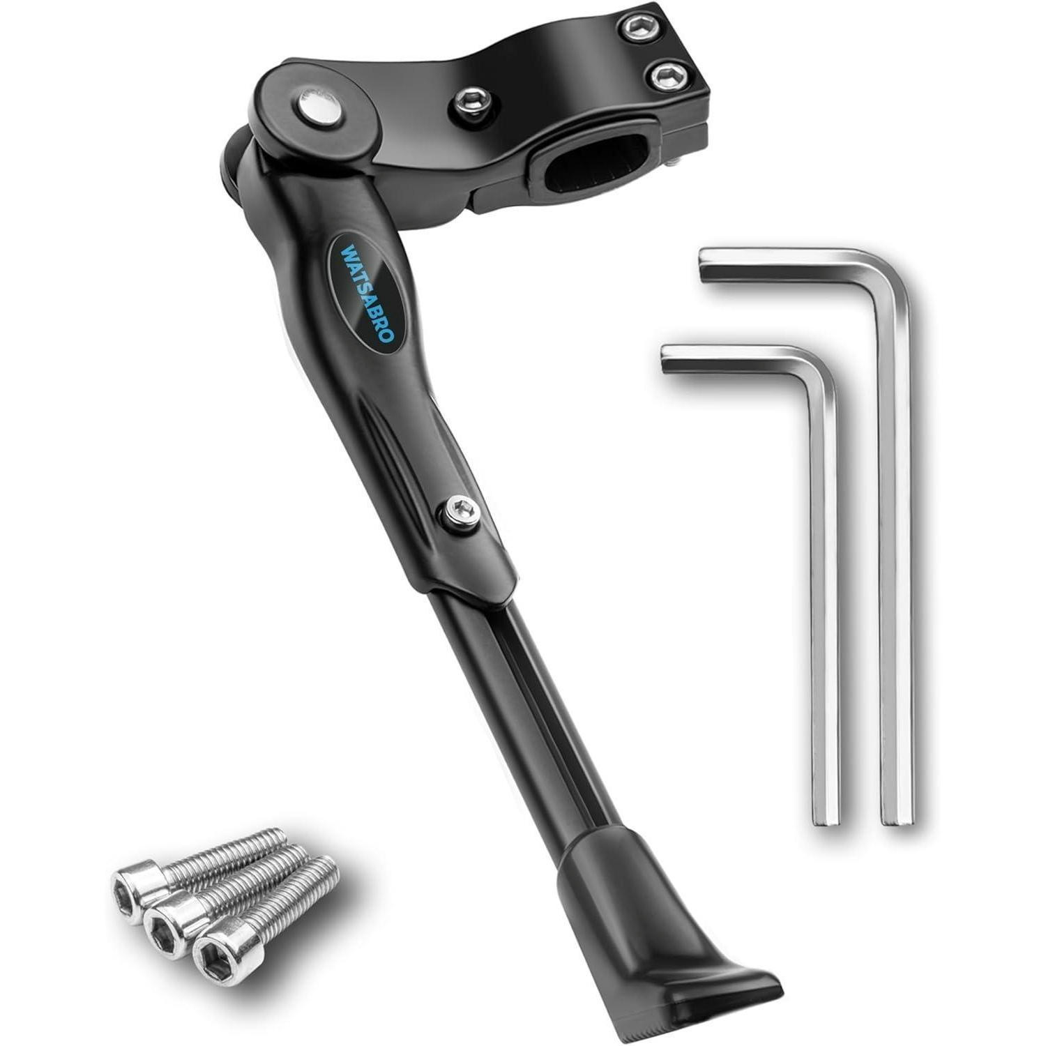 FAHRRADSTÄNDER Universal Seitenständer 24-28 Zoll Höhenverstellbar Aluminiumlegierung Blauschwarz - Schwarz, Metall (2.8/1.5/33.5cm)