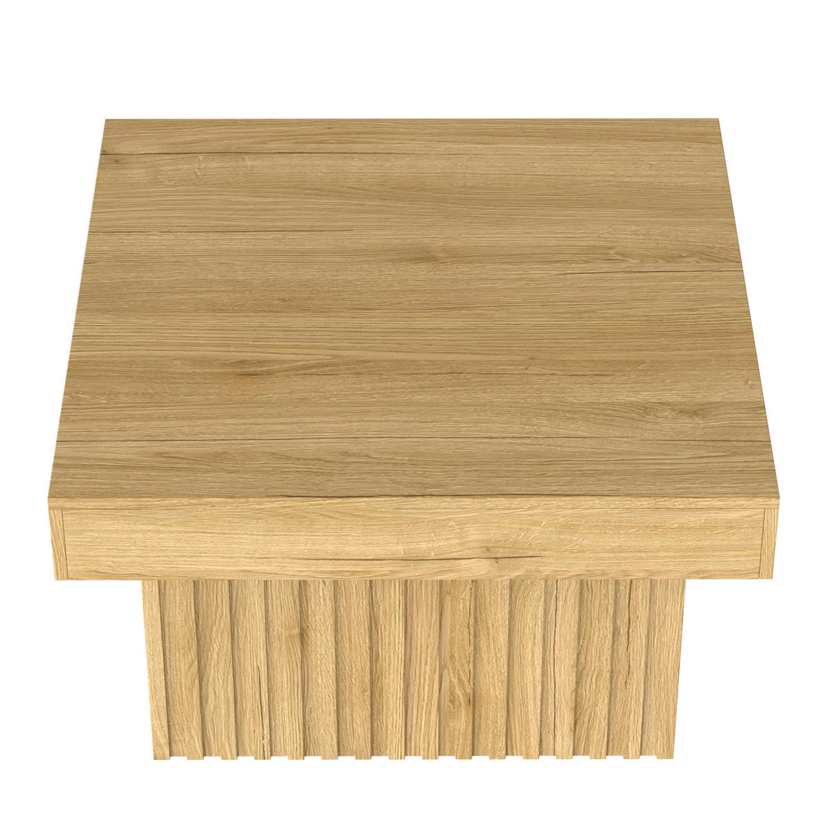 COUCHTISCH 79/79/46 cm in Natur aus MDF und Spanplatte–pflegeleicht und platzsparend - Naturfarben, Holzwerkstoff (79/79/46cm) - Flora Grace
