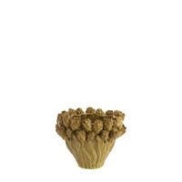 VASE Fynara - Gelb - 28/28/20.5 cm - Gelb, Keramik (20.5cm) - Light & Living