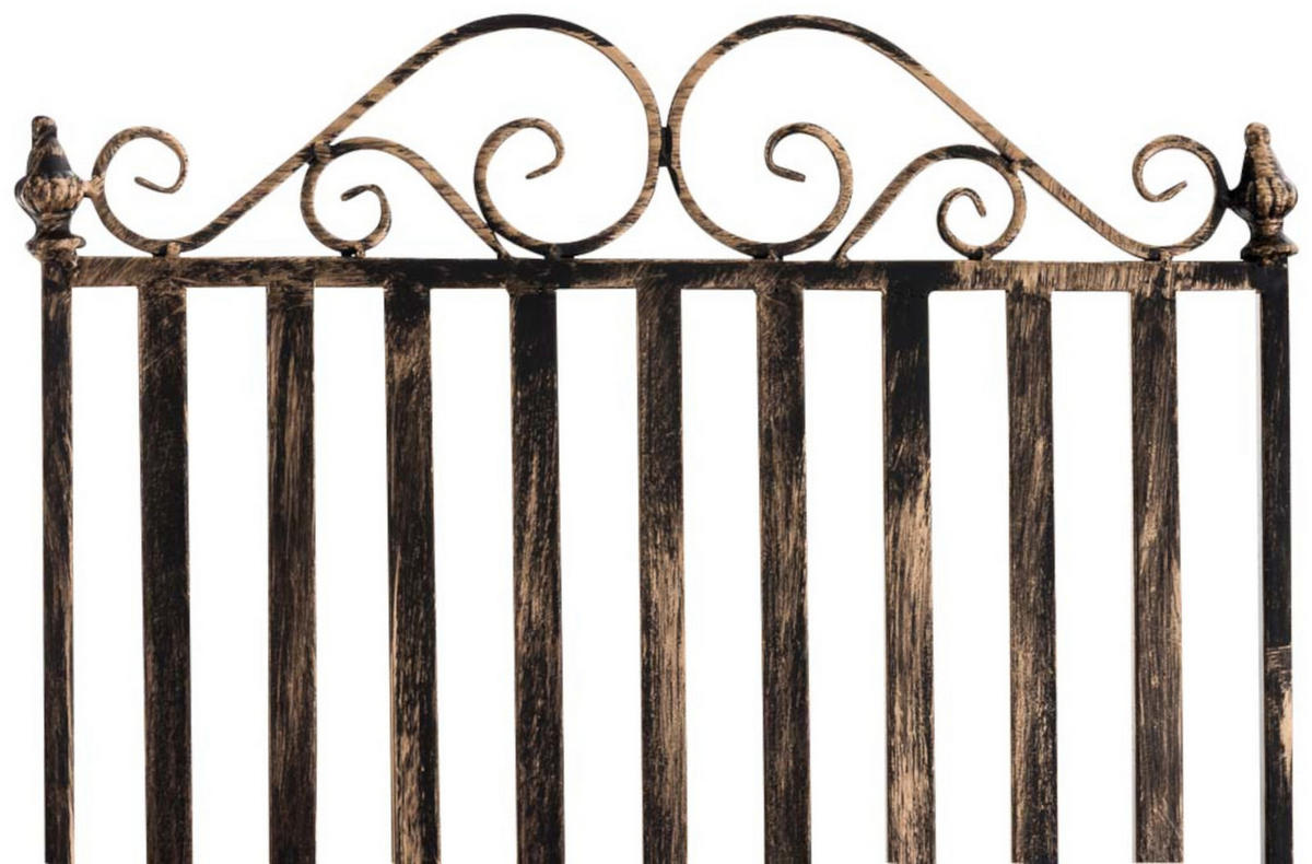 GARTENSCHAUKELSTUHL 2er Set Metall Bronze - Bronzefarben, Metall (56/94/90cm) - CLP