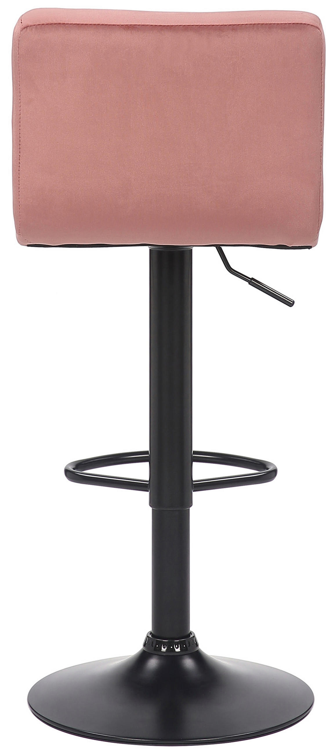 BARHOCKER 2er Set Fenai Samt pink - Pink/Schwarz, Textil/Metall (40/106/40cm) - TPFLiving