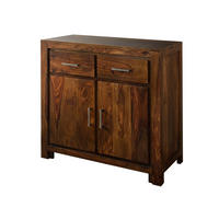 SIDEBOARD Sheesham 90x45x85 braun lackiert METRO LIFE #130 - Braun, Holz (90/85/45cm) - Massivmoebel24