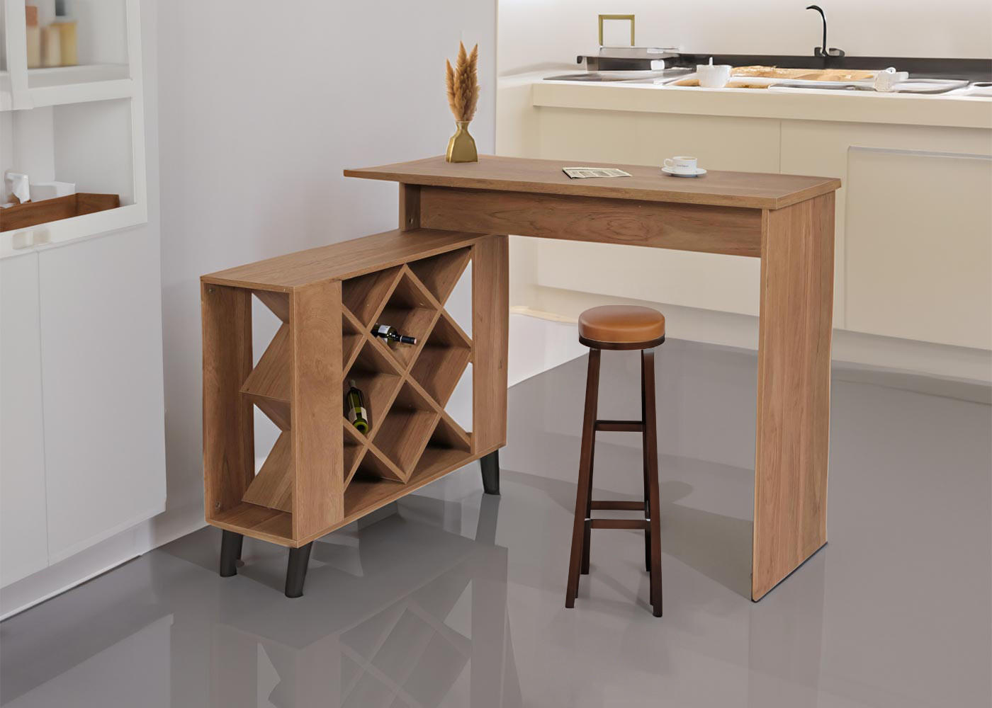 BARTISCH rechteck Braun - Braun, Holz (120/93/98cm) - MCW