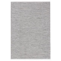 BAUMWOLLTEPPICH Ron handgewebt 140x200 cm - Schwarz, Naturmaterialien/Textil (140/200cm) - benuta