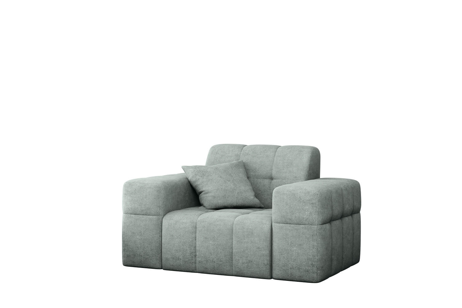 SESSEL NIMES Stoff Perfect Harmony Mintz - Mintgrün, Holz/Textil (120/82/92cm) - Kaiser Möbel