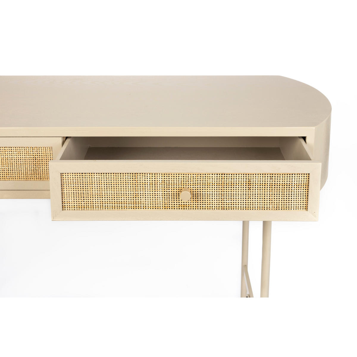 KONSOLENTISCH Amaya Konsolentisch/ Wandtisch mit Schubladen 85x39 Holz Beige - Beige, Holz (40/120/76cm) - Housecraft Living