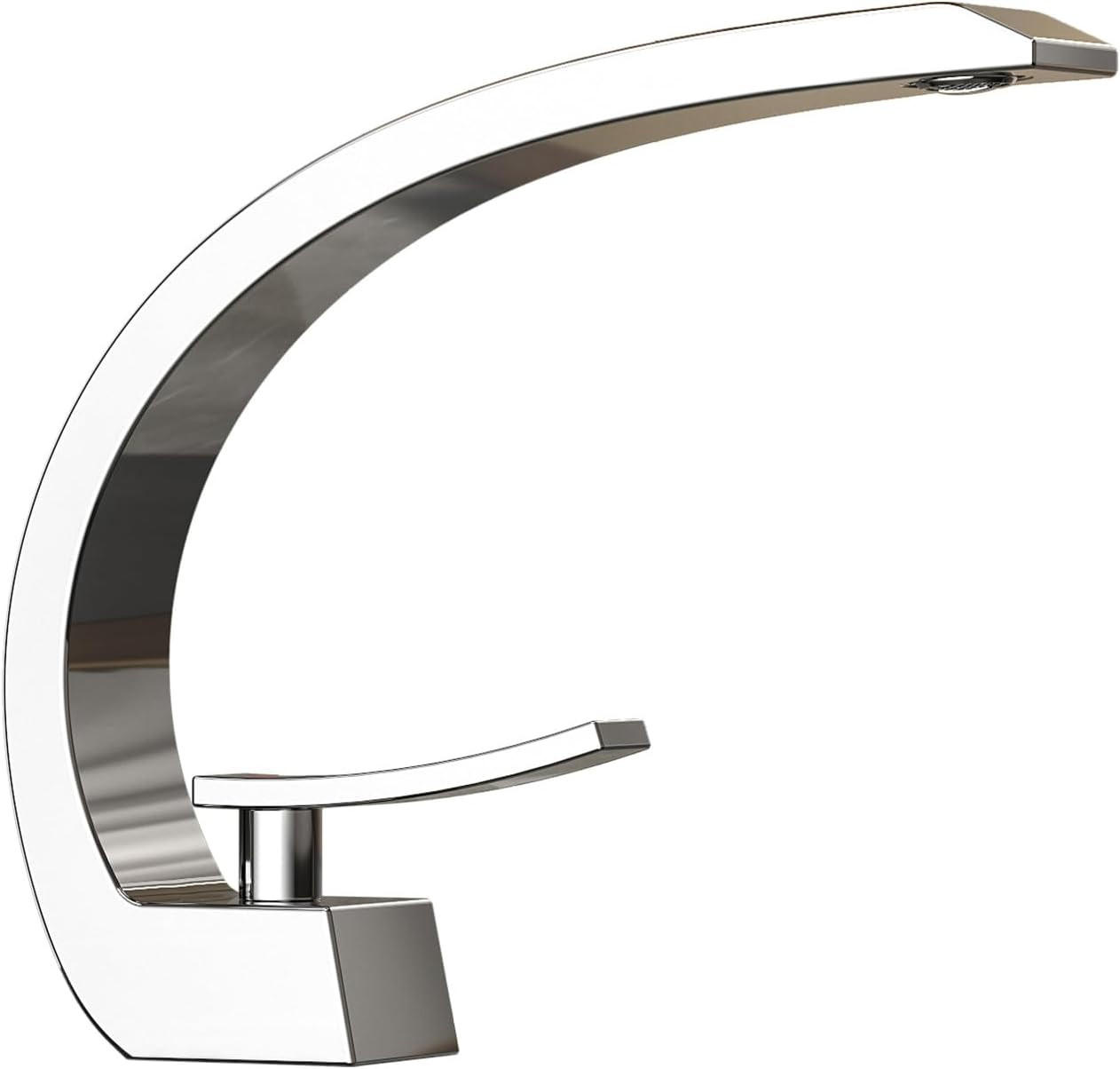 WASCHTISCHARMATUR , mit einem Griff - Silberfarben, Metall (18/8/35cm) - BELZ