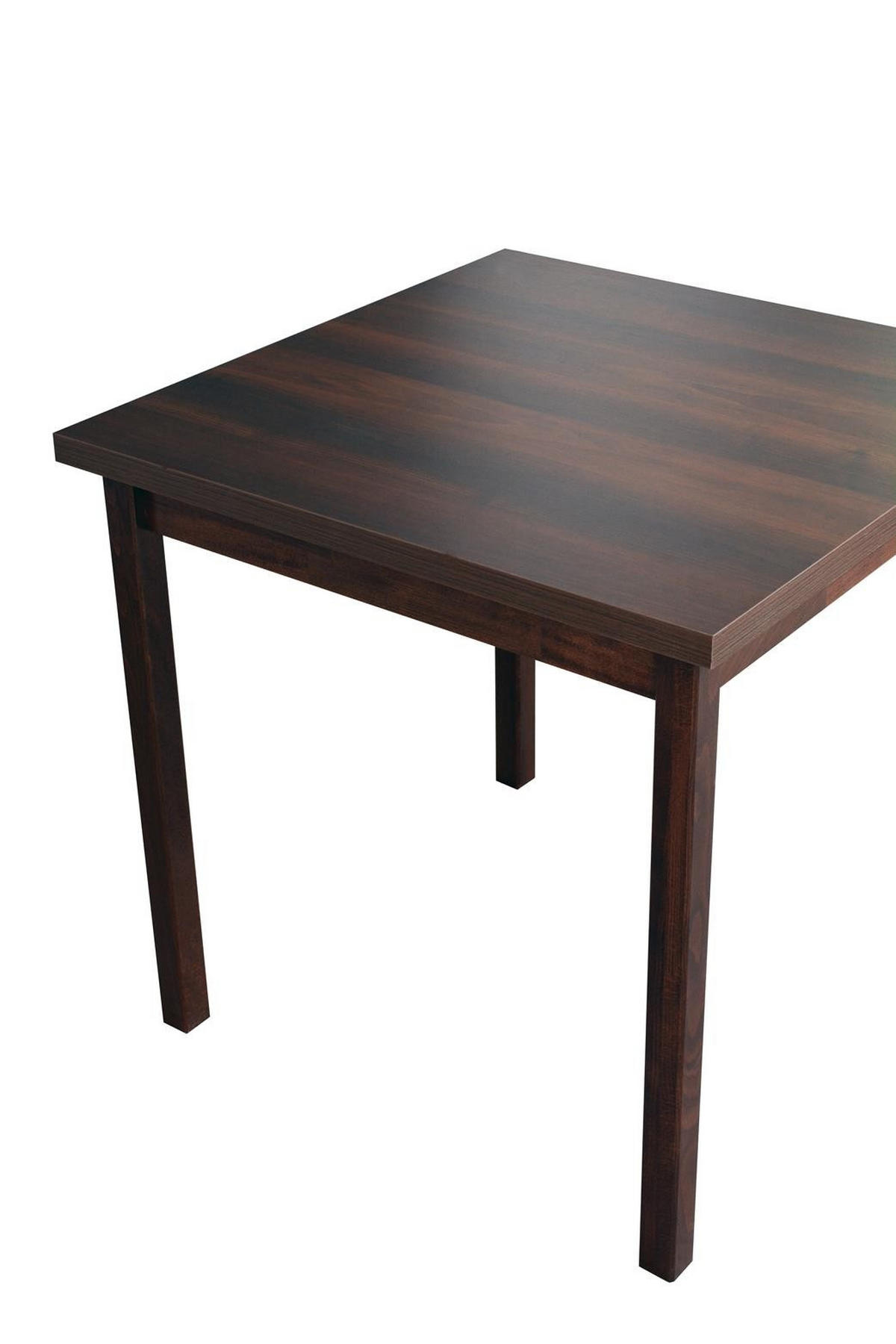 TISCH Max IX Nussbaum, Esstisch mit Holz Beine - Nussbaumfarben, Holz/Holzwerkstoff (80/80/78cm) - Bettso