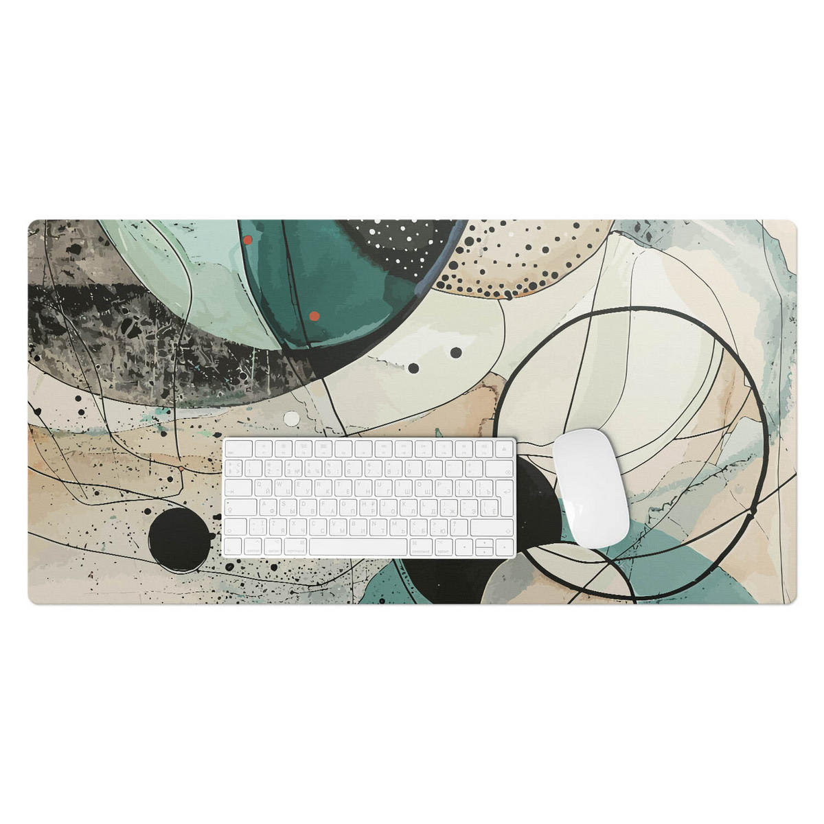 SCHREIBTISCHUNTERLAGE 90x45 cm Türkis - Türkis, Kunststoff (1.6/90/45cm) - Wallfluent