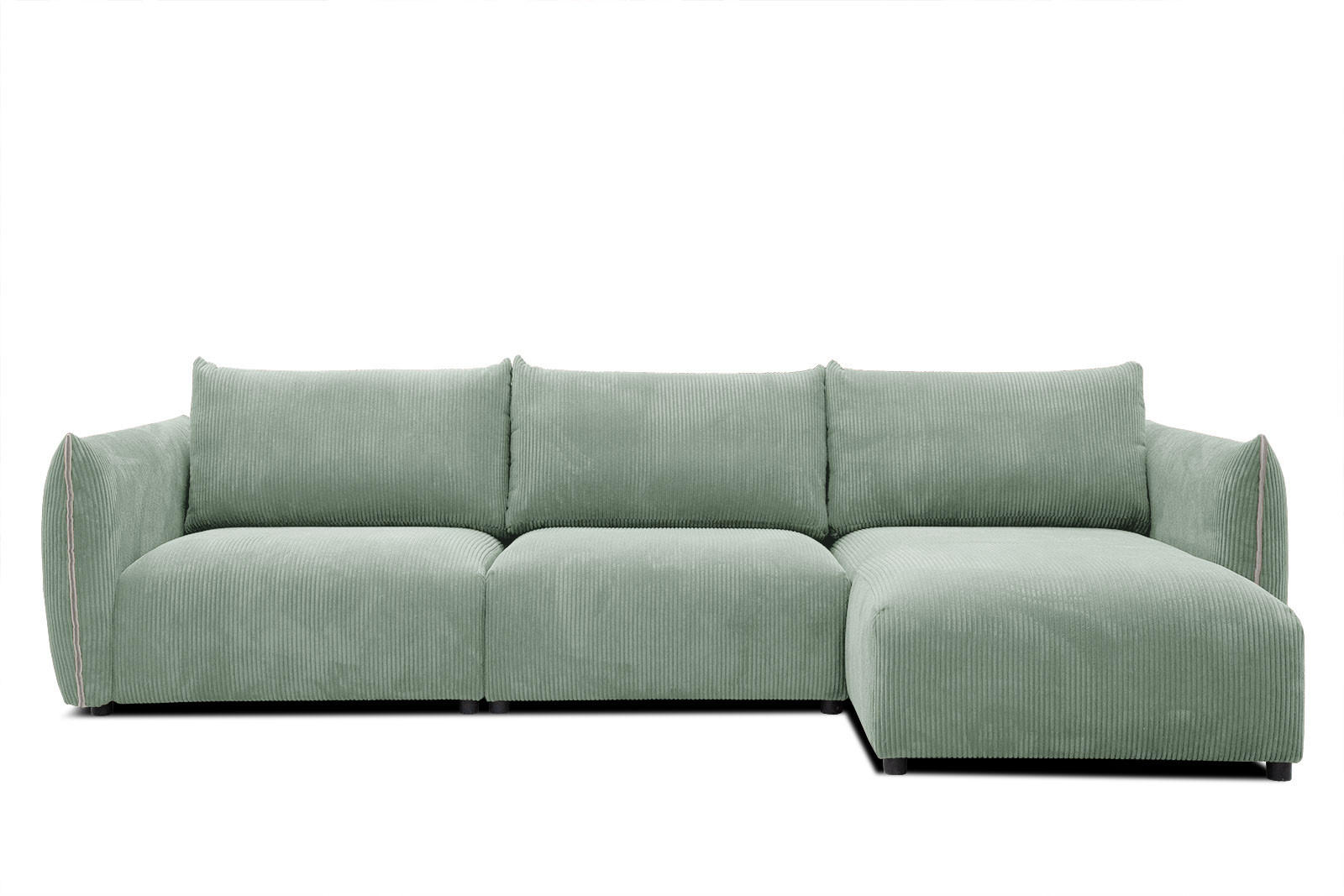 Wozimo Ecksofa Mintgrün 294x173 cm