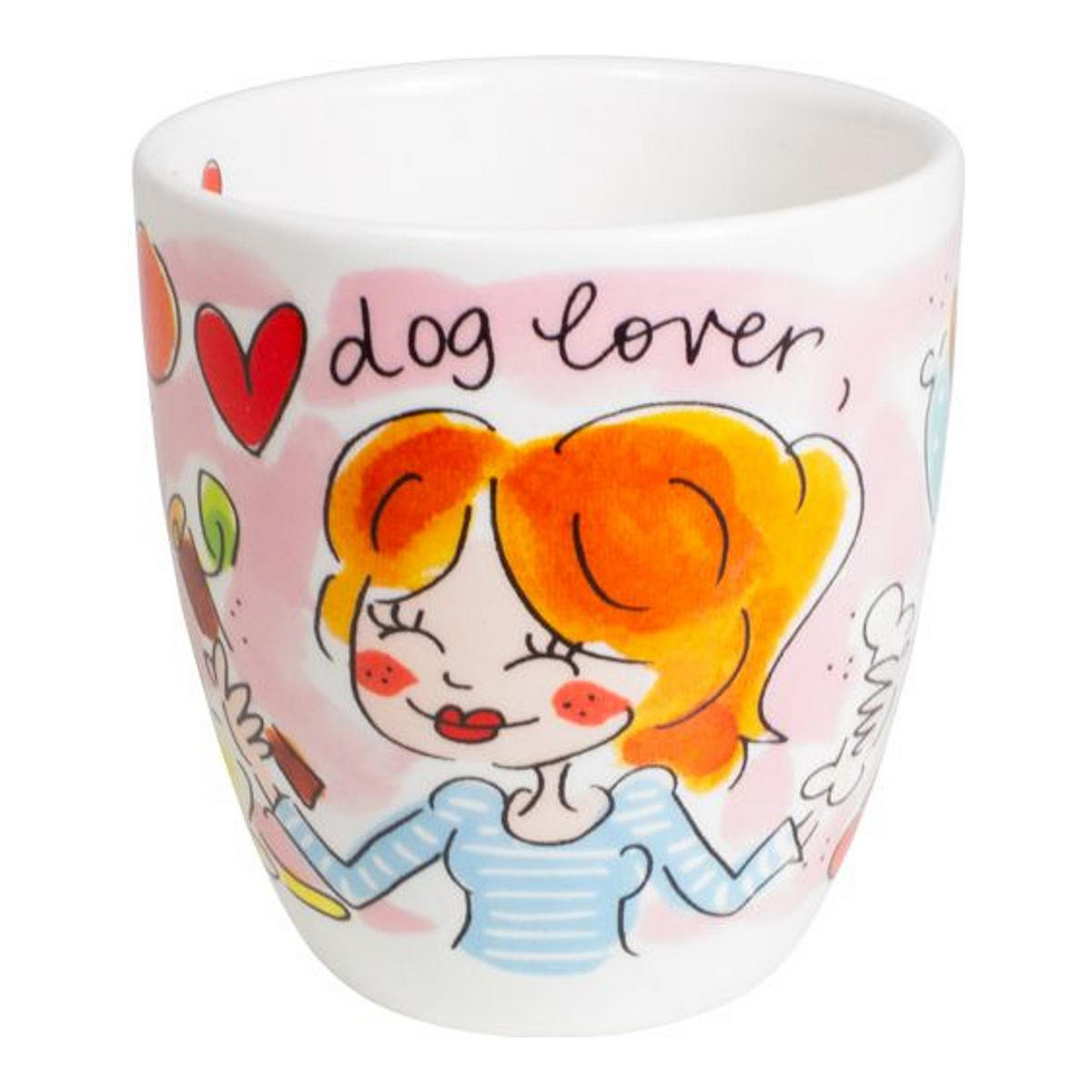 MINI-BECHER Hundeliebhaber in Bunt - 200 ml - Multicolor, Keramik (0.2L) - Blond Amsterdam