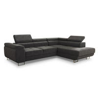 ECKSOFA Caris, Seite: Rechts - Grau, Holz/Textil (273/203cm) - Sofnet