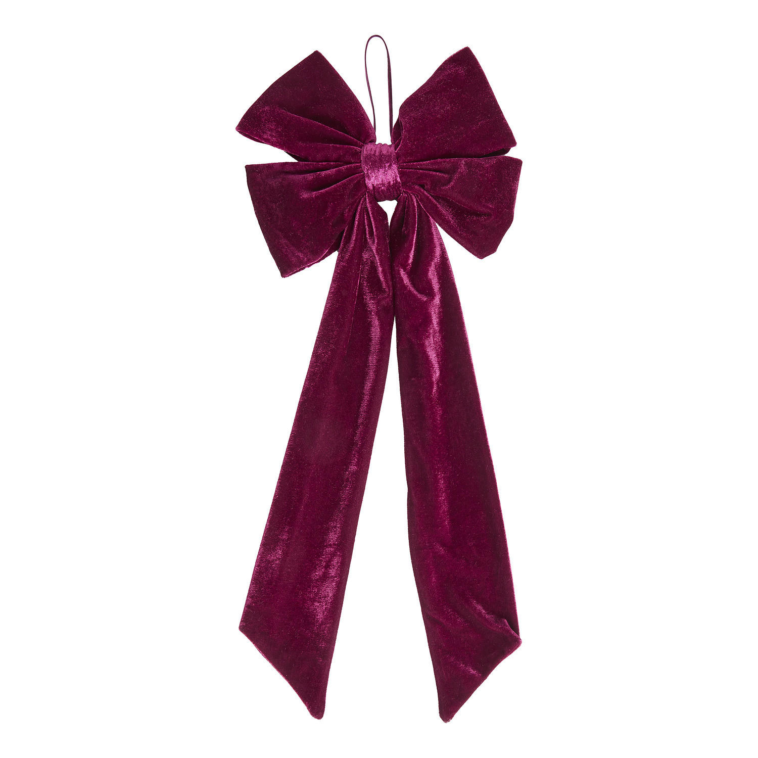 DEKOSCHLEIFE Present 25cm - Bordeaux, Kunststoff (2/55/25cm) - Butlers