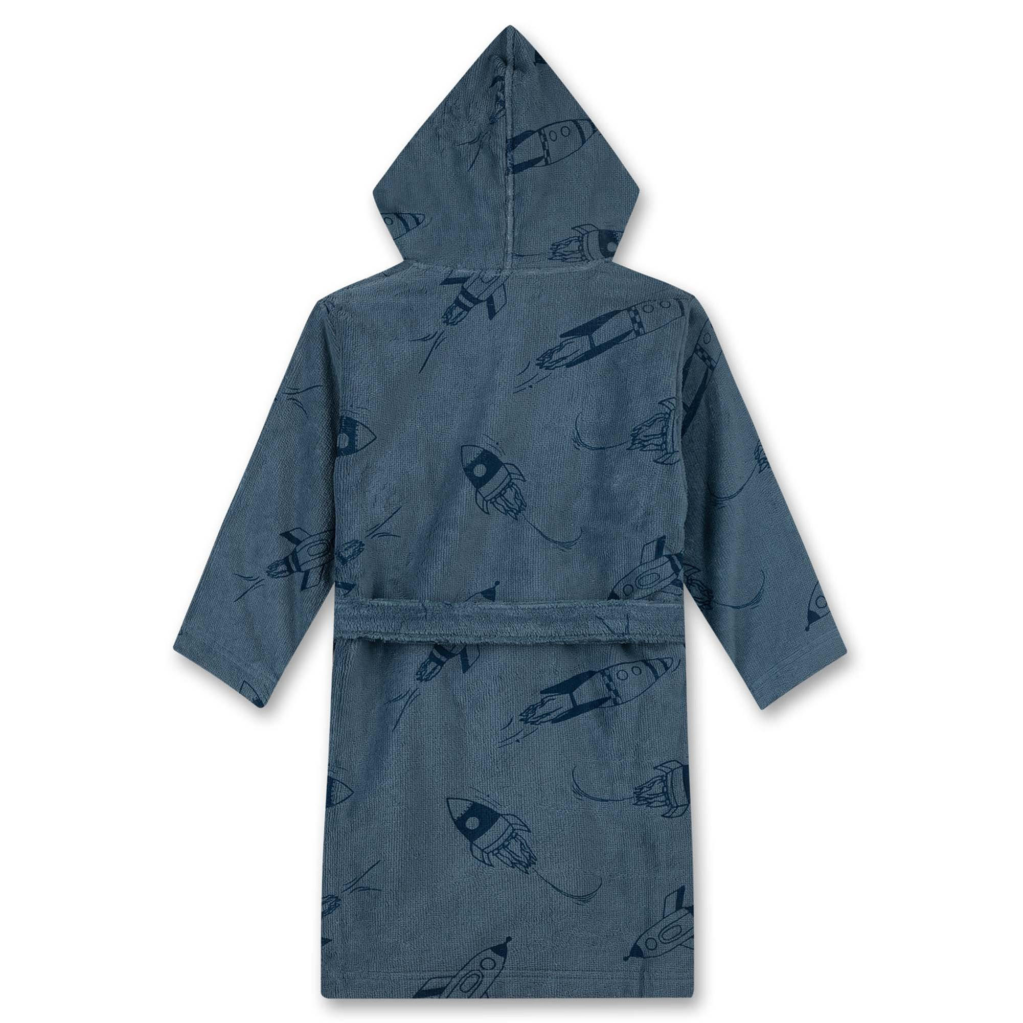 BADEMANTEL Jungen Blau Baumwolle - Blau, Textil (104null) - Sanetta