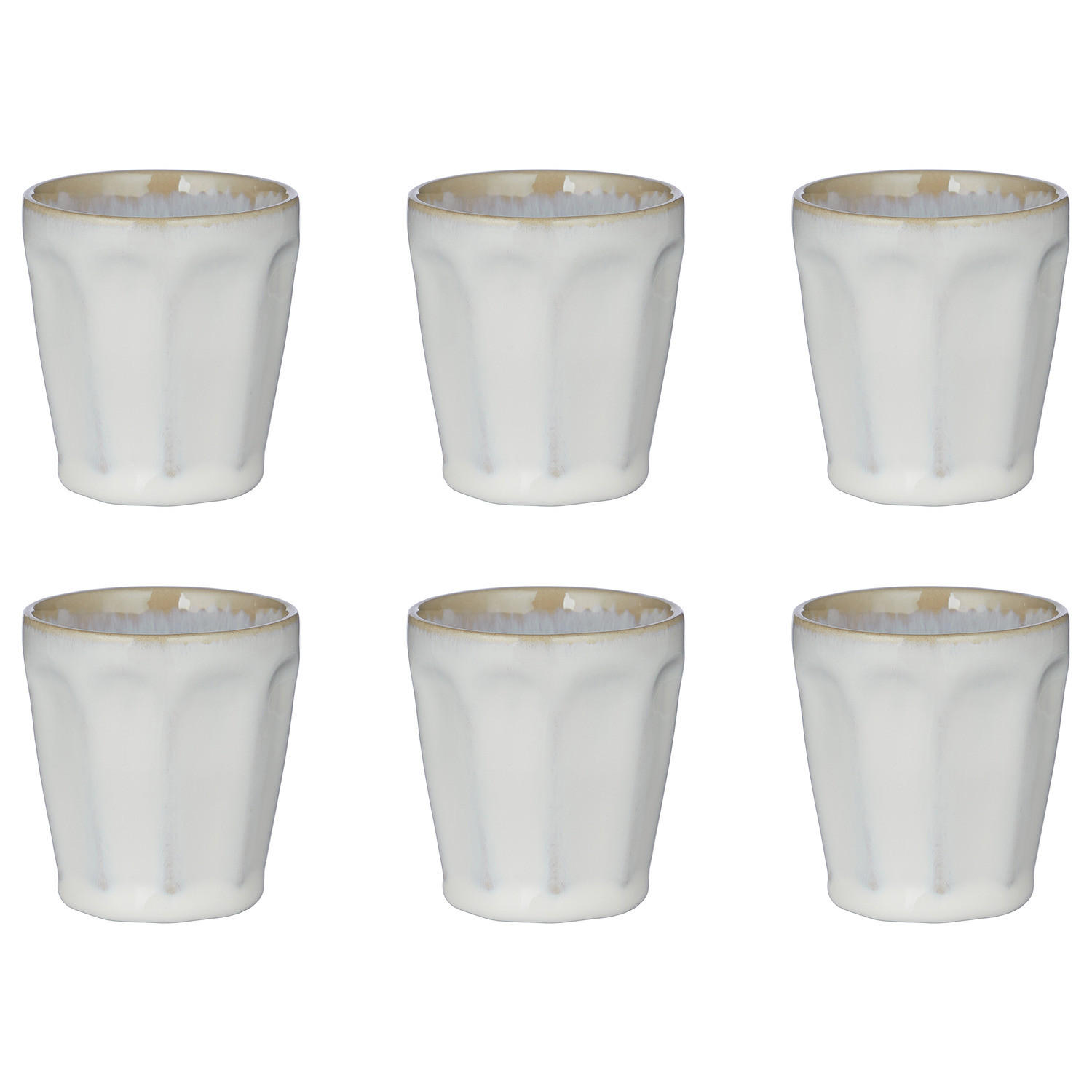 ESPRESSOTASSE (6er Set) Bergamo - Weiß, Keramik (0.07L) - Butlers