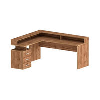 ECKSCHREIBTISCH Eiche 90/180/160 cm - Braun, Holzwerkstoff (90/180/160cm) - DMORA