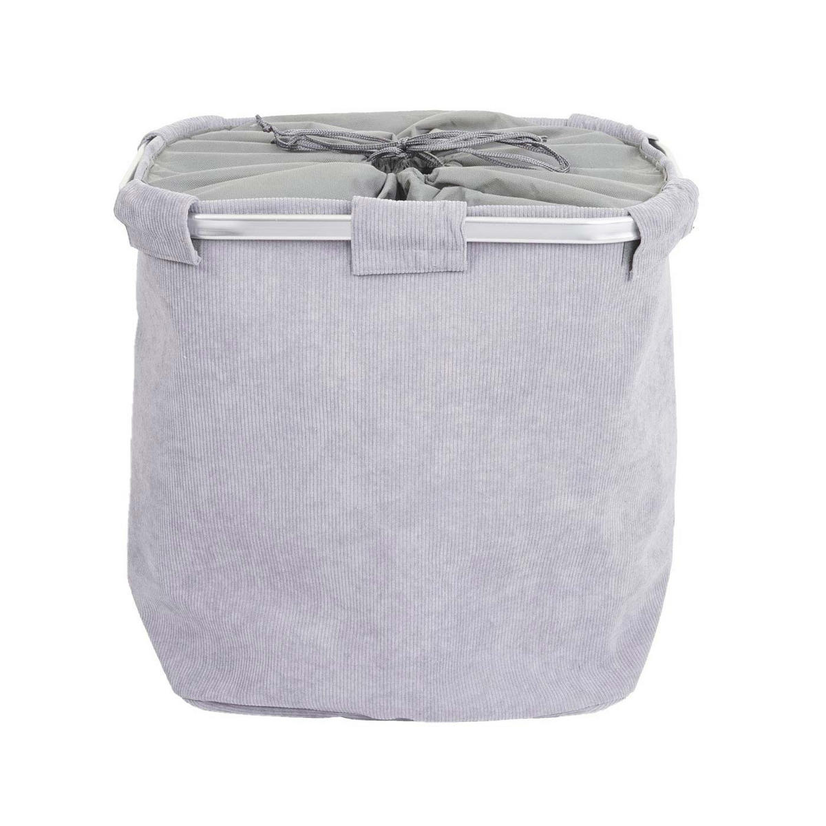 KOŠ NA BIELIZEŇ Svetlošedý - svetlosivá, textil (49/56/30cm) - MCW